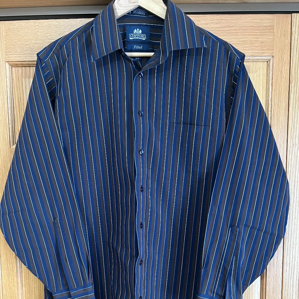 Stafford Fitted Dress Shirt